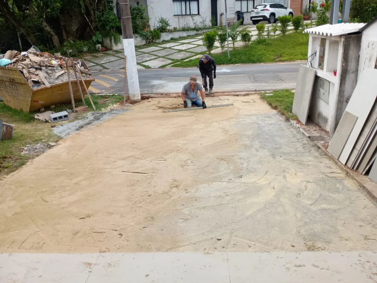 Instalação de piso intertravado por Carlos Pessoa em Sao Paulo - SP