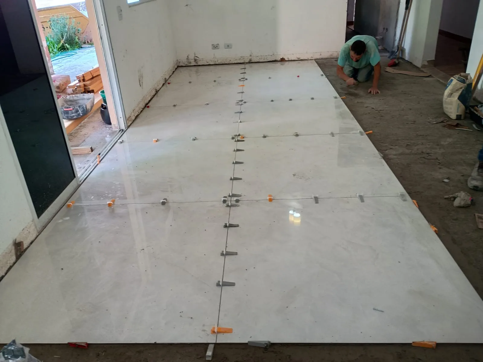 Piso interno instalado por Carlos Pessoa em São Paulo - SP